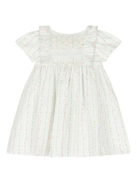 Patachou floral-print smocked dress