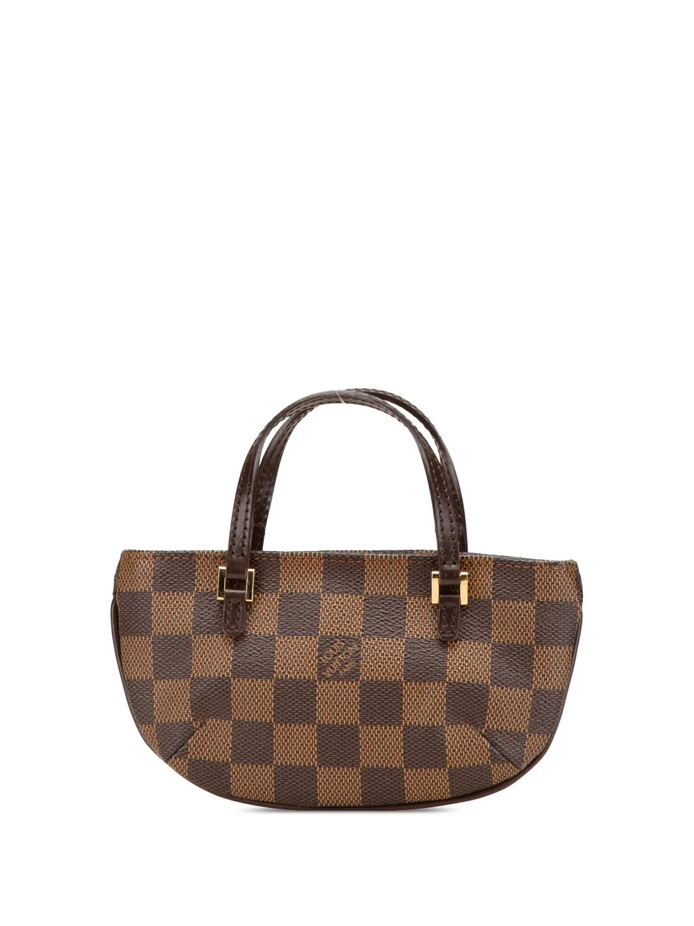 Louis Vuitton Pre-Owned 2000-2025 ダミエ エベヌ マノスク ポシェット ハンドバッグ - ブラウン Louis Vuitton Pre-Owned 2000-2025 ダミエ エベヌ マノスク ポシェット ハンドバッグ - ブラウン
