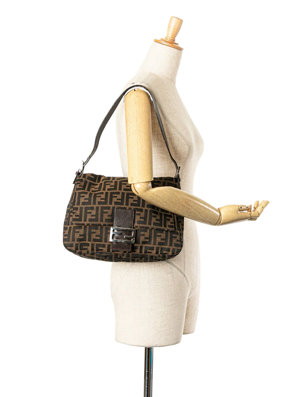 Fendi Pre-Owned 2000-2010 Zucca Canvas Mamma Forever shoulder bag | Pre-Owned | Image 2