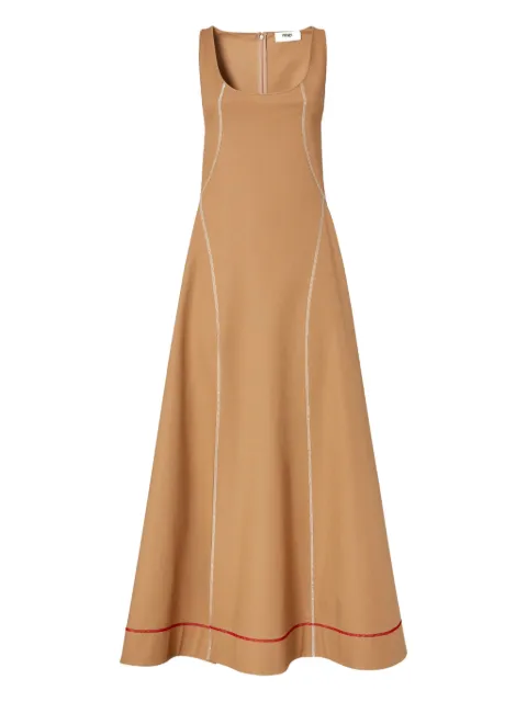 FENDI seam-detail maxi dress