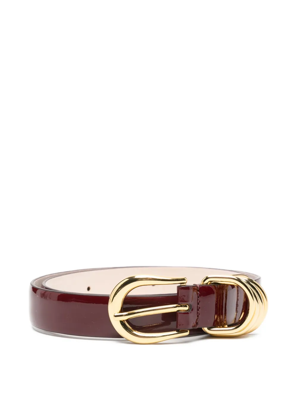 Déhanche DEHANCHE HOLLYHOCK LAQUER GOLD HW BELT | Red | Image 1