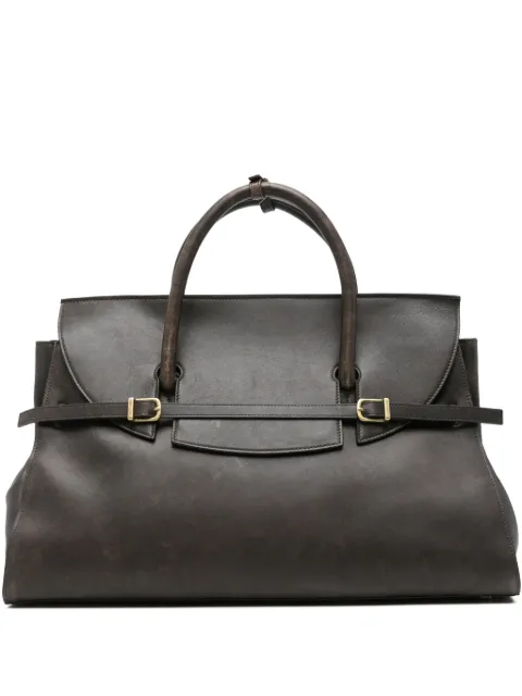 Simkhai River leather weekender tote bag