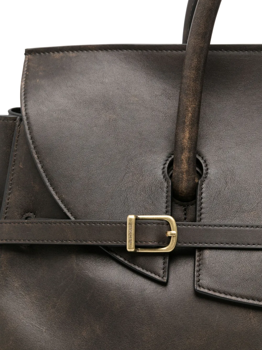 Simkhai River leren weekendtas Bruin