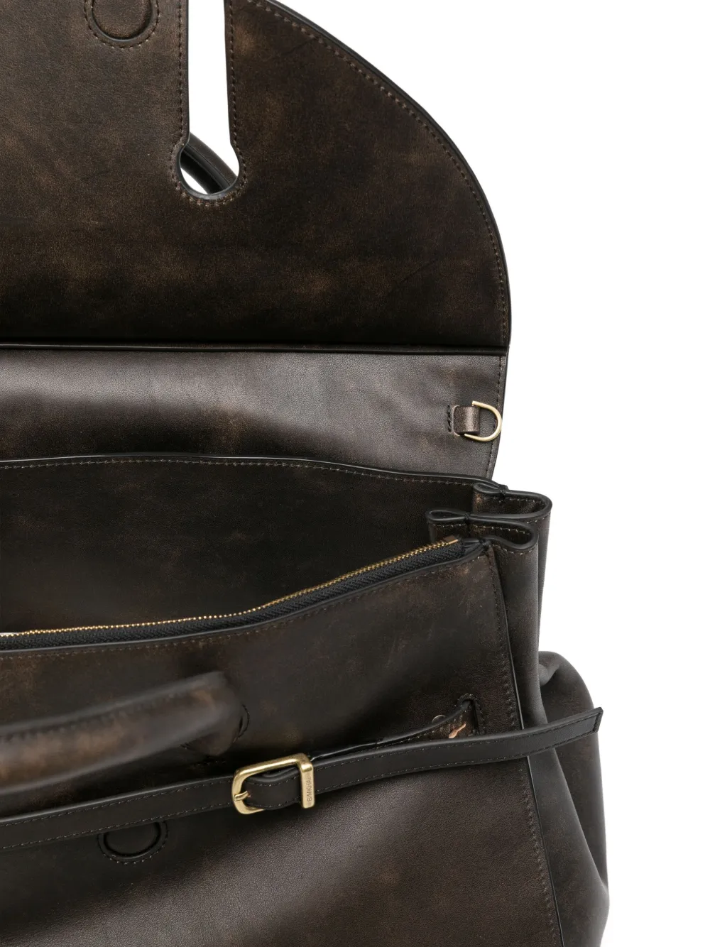 Simkhai River leren weekendtas Bruin