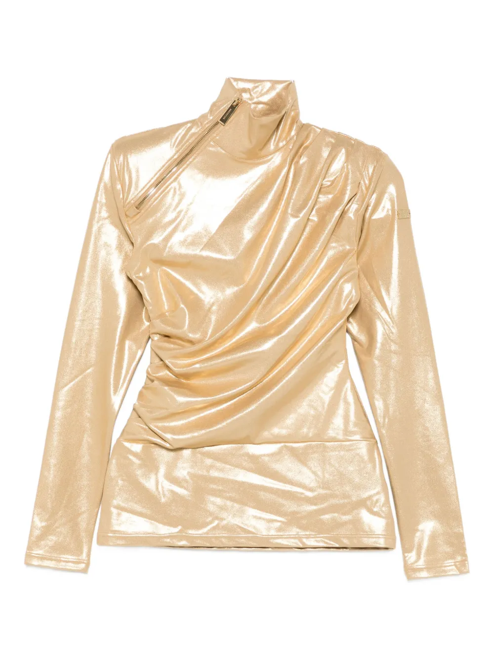 Goldbergh Solea Zip Ski Top In Gold