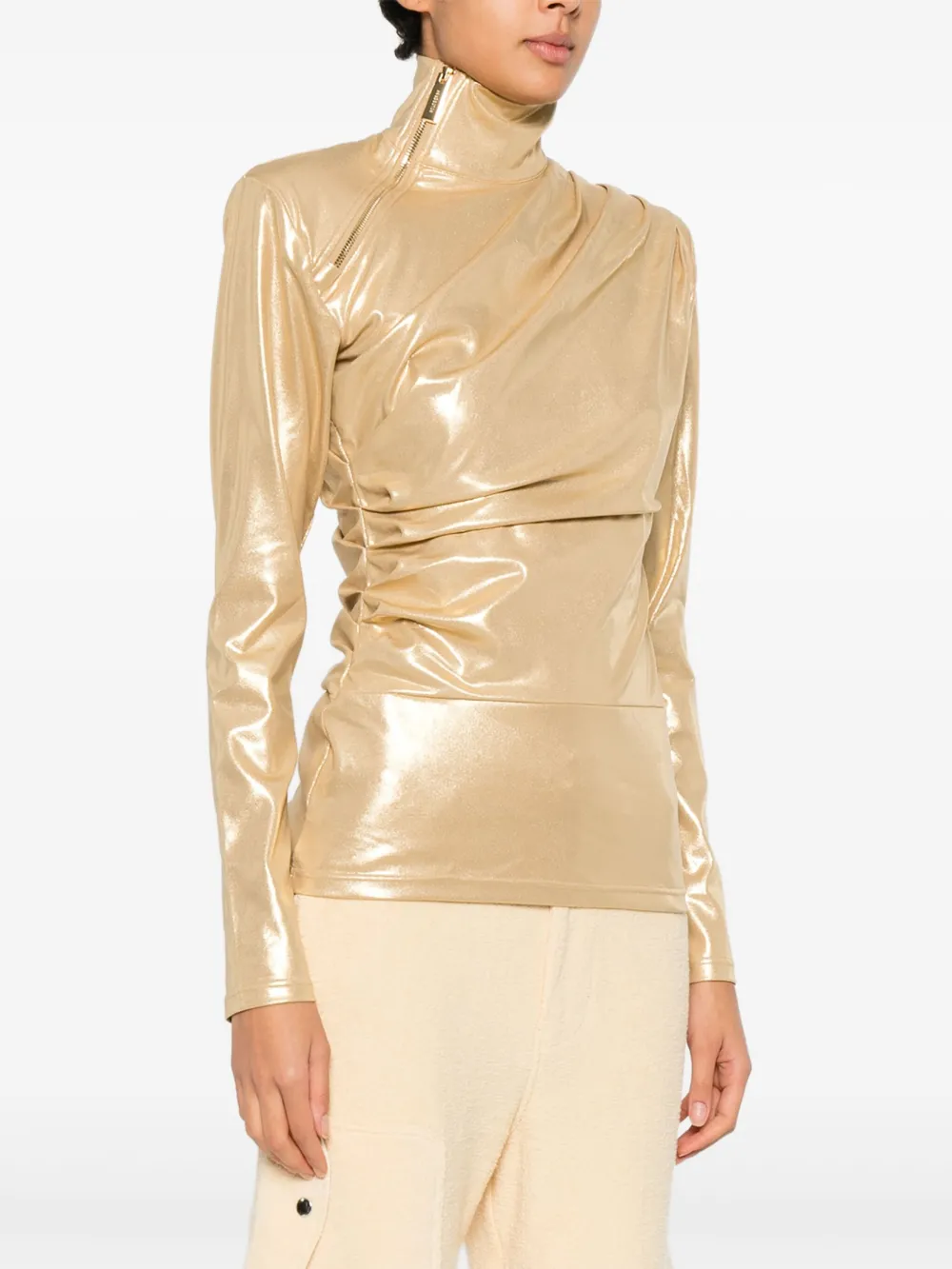 Goldbergh Solea skitop met rits Goud