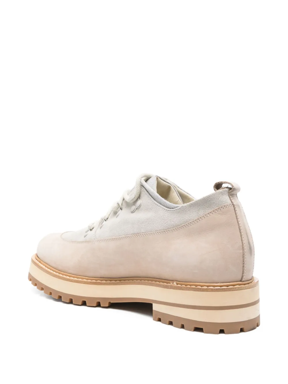 Eleventy Veterschoenen met ronde neus Beige