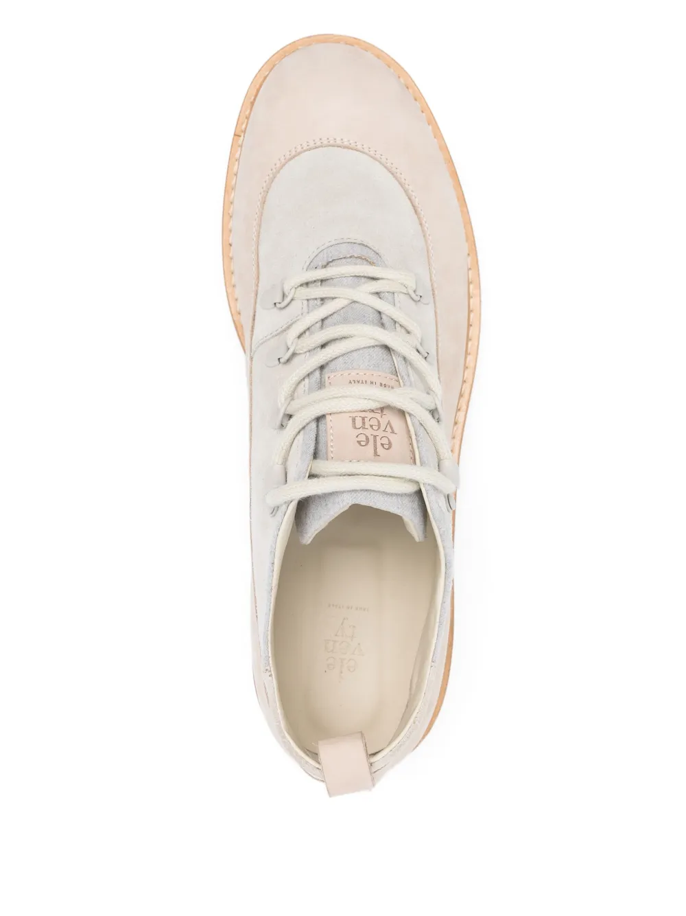 Eleventy Veterschoenen met ronde neus Beige