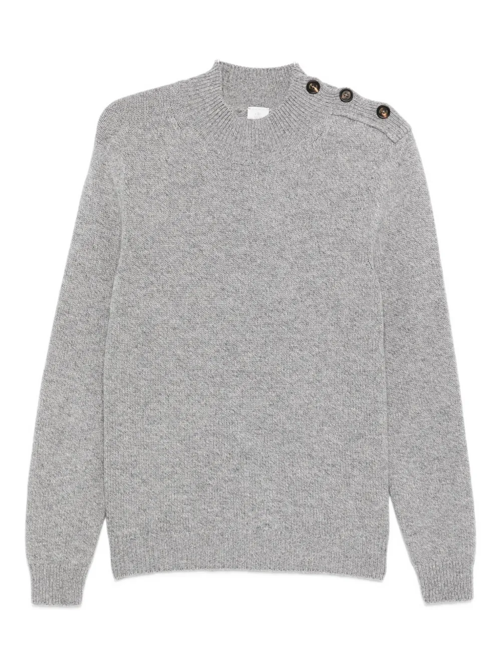 Eleventy button-detailed wool sweater | Grey | Image 1