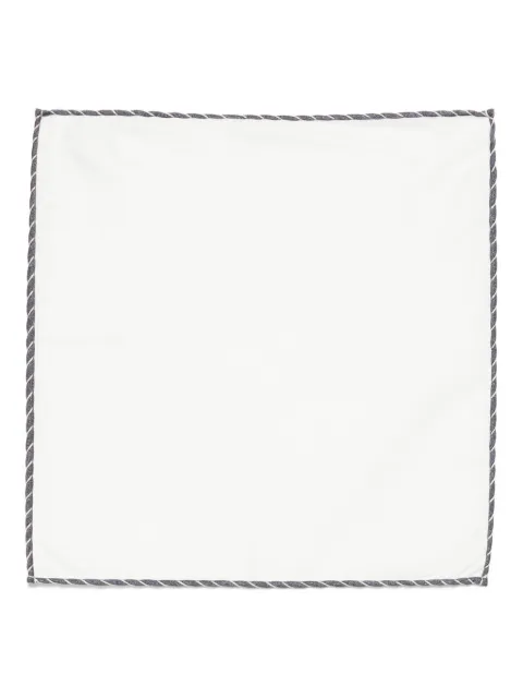 Eleventy contrasting-trim pocket square