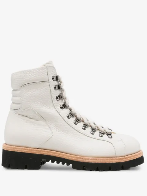 Eleventy lace-up leather boots