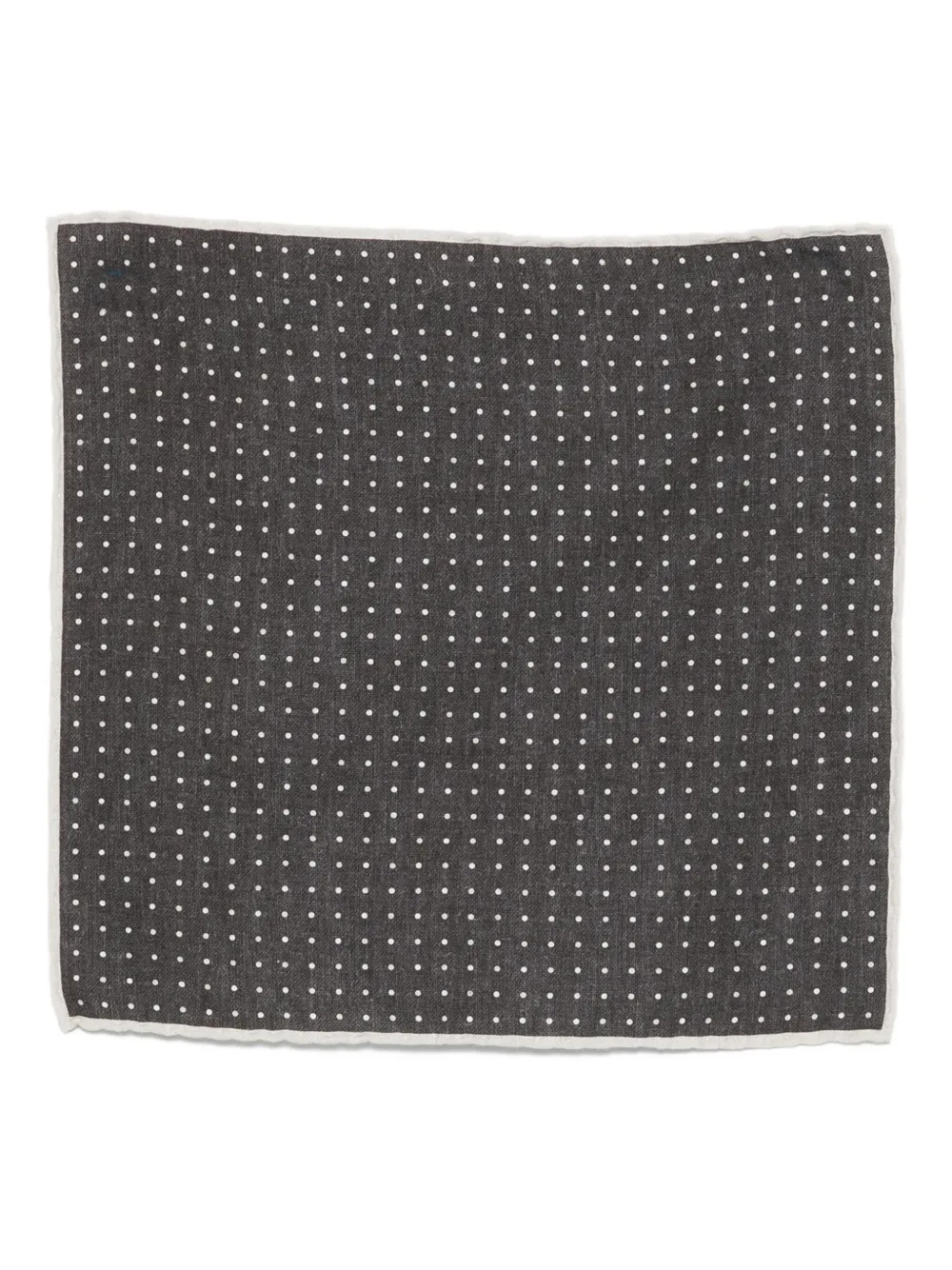 Eleventy polka dot square pocket | Black | Image 1