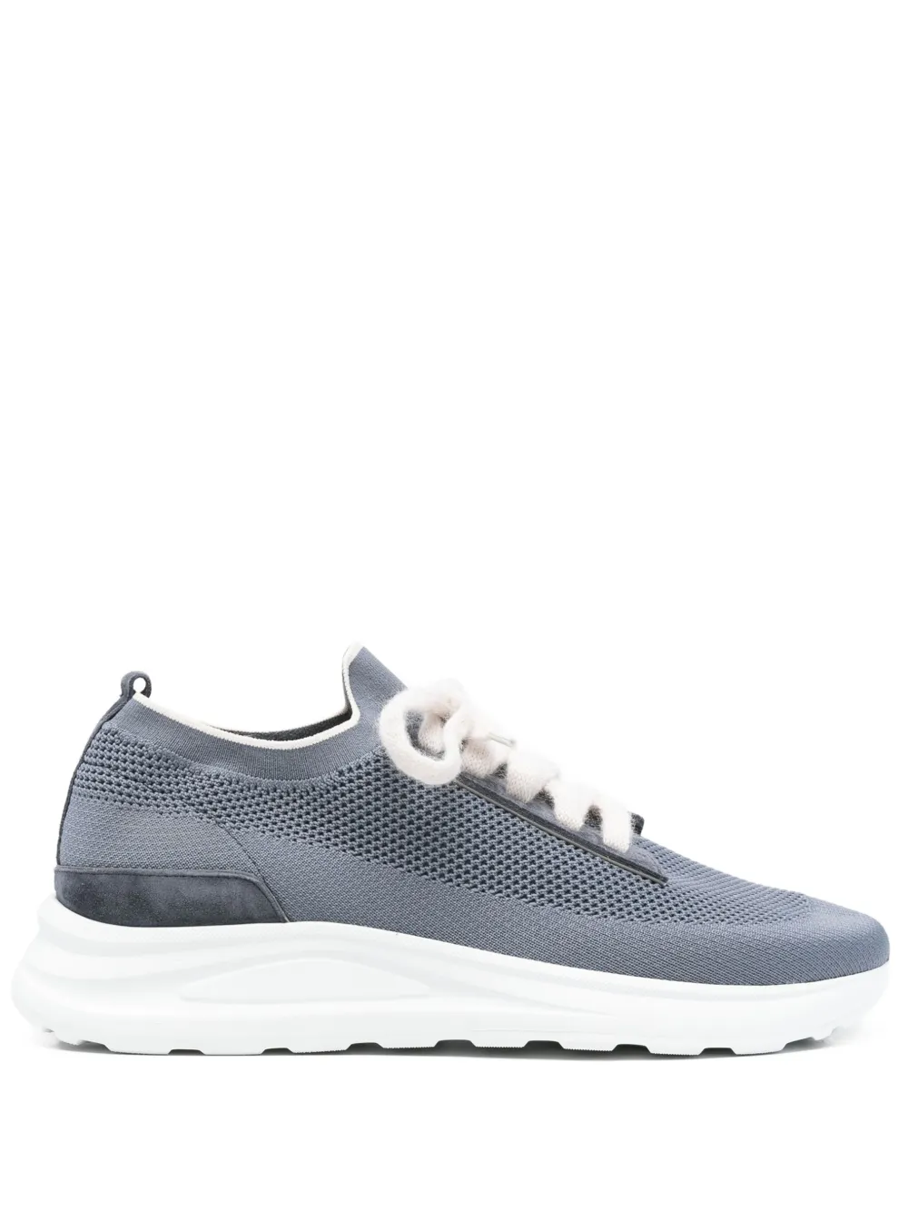 Eleventy knitted lace-up trainers Blue