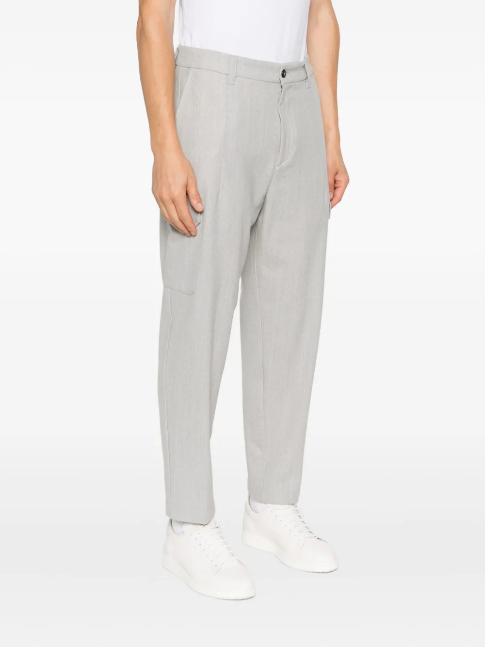  Eleventy Cargo-pockets Trousers - Grey 