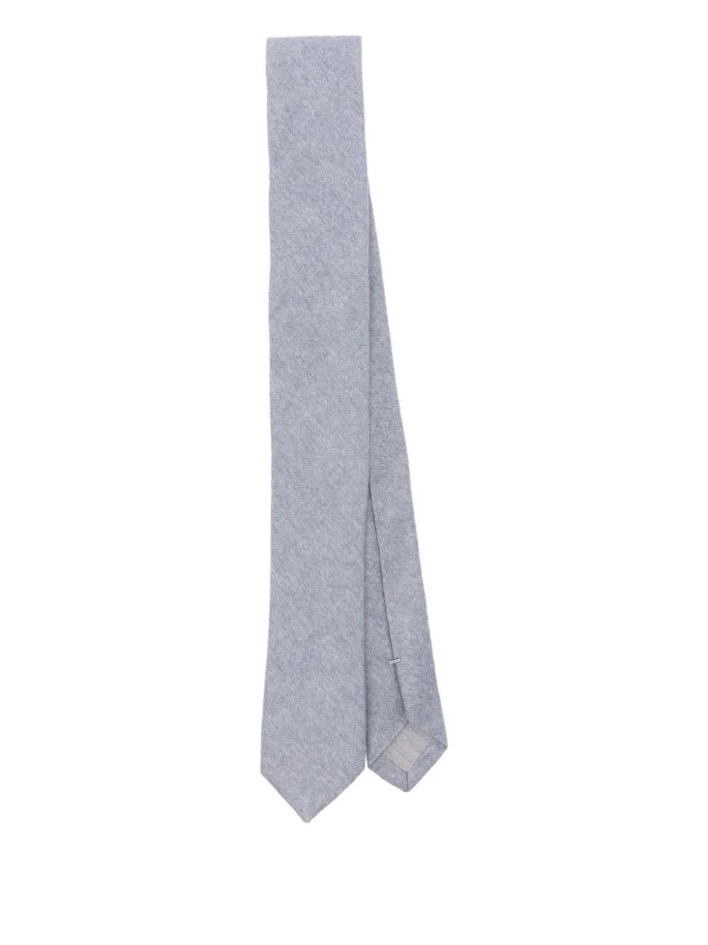 Eleventy Pointed-tip Tie In Gray