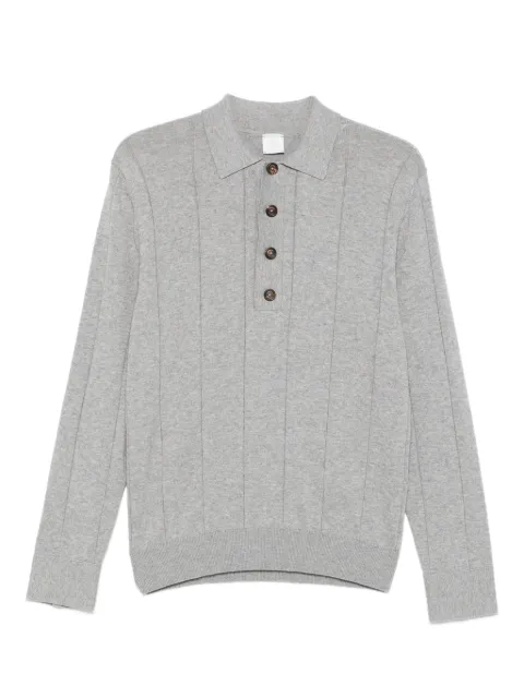 Eleventy ribbed polo shirt