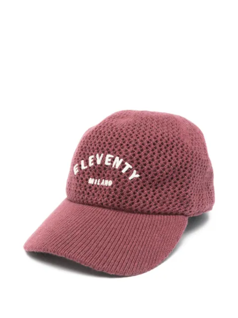 Eleventy logo-embroidered hat