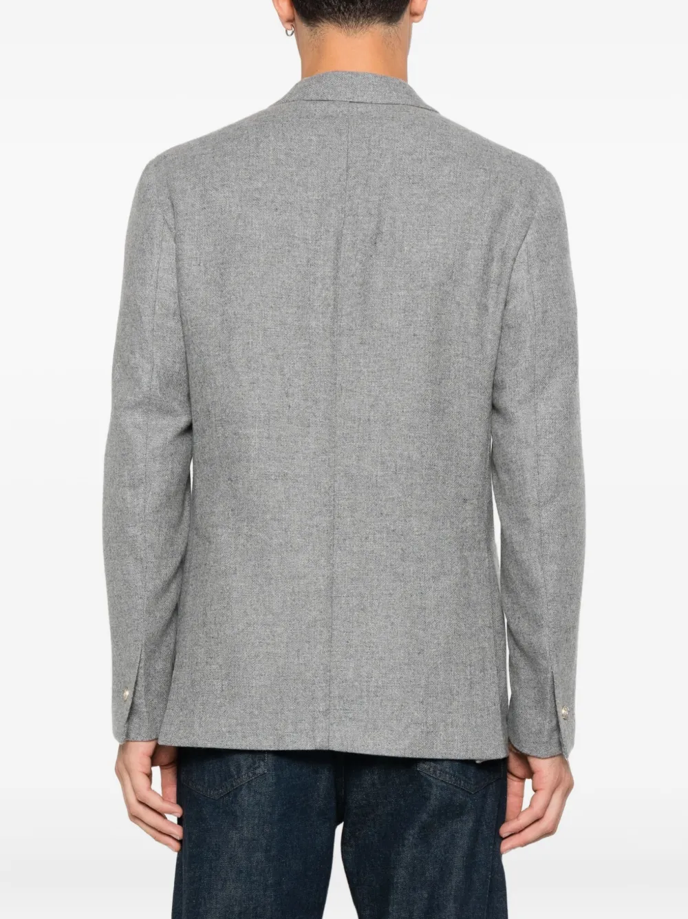 Eleventy Blazer met enkele rij knopen Grijs