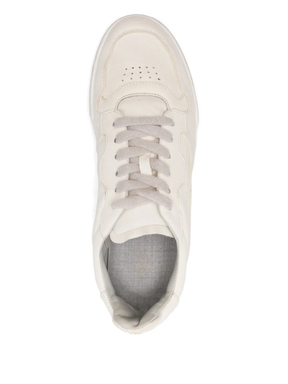 Eleventy Geperforeerde sneakers Wit