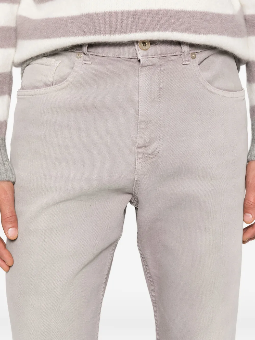 Eleventy Jeans met vijf zakken Paars