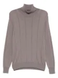 Eleventy turtleneck ribbed sweater - Grey