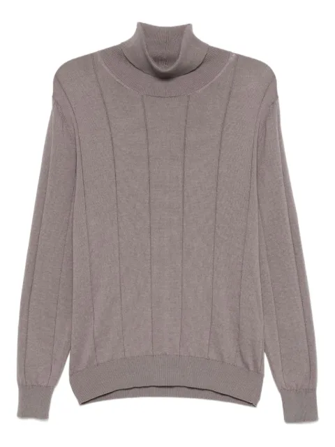Eleventy turtleneck ribbed sweater