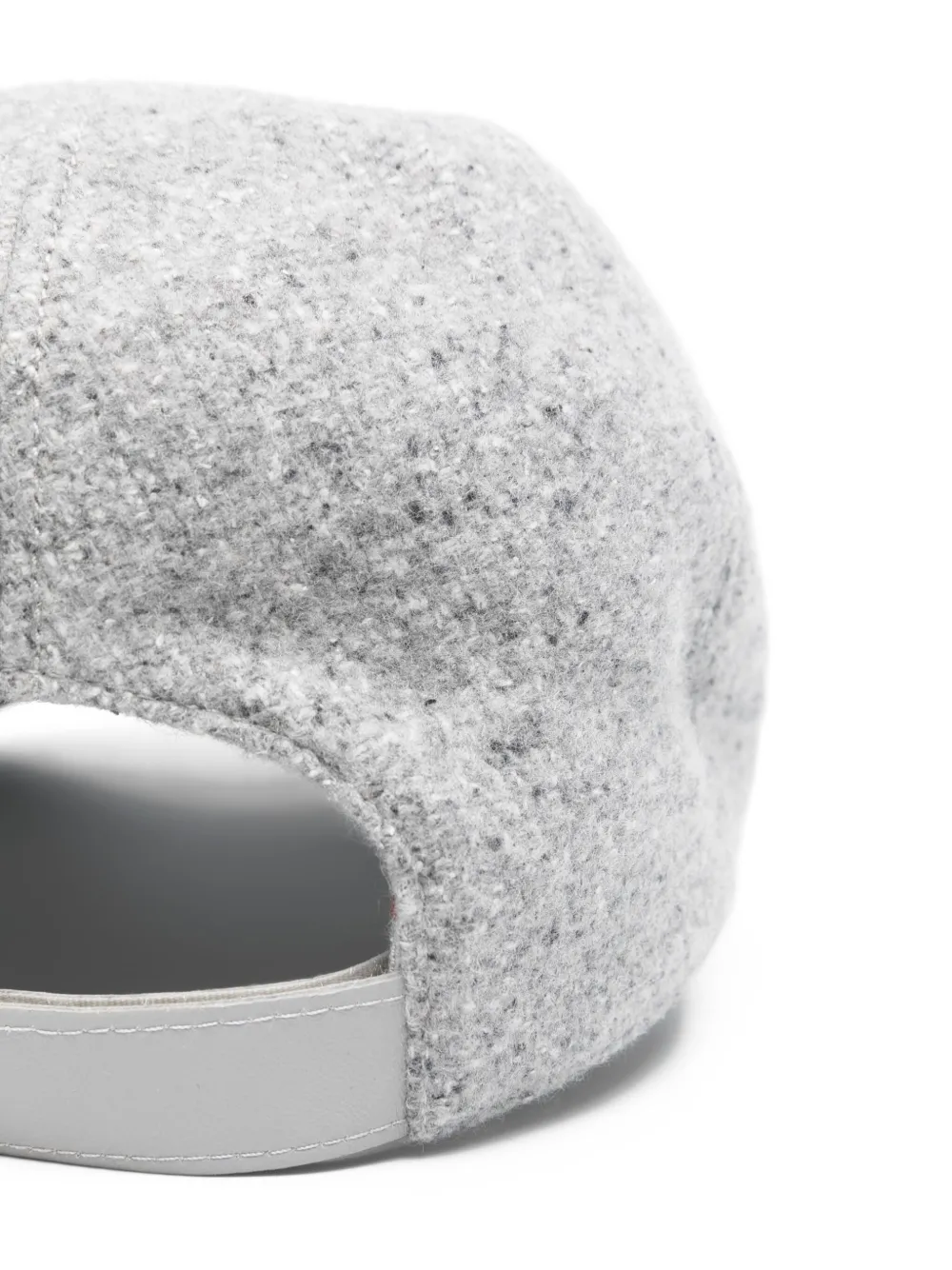Eleventy textured-finish baseball cap Grijs