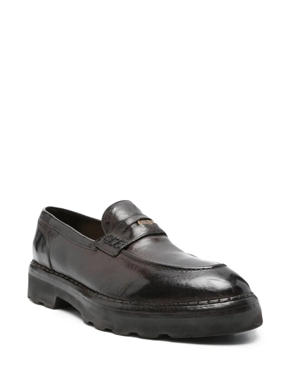 Eleventy embedded-coin loafers | Image 2