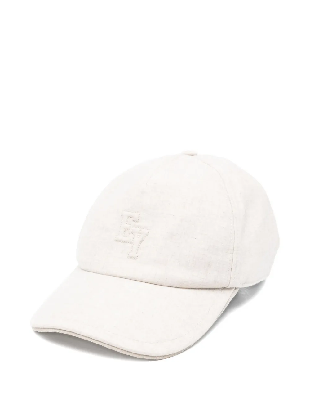 Eleventy logo-embroidered baseball cap | Neutrals | Image 1