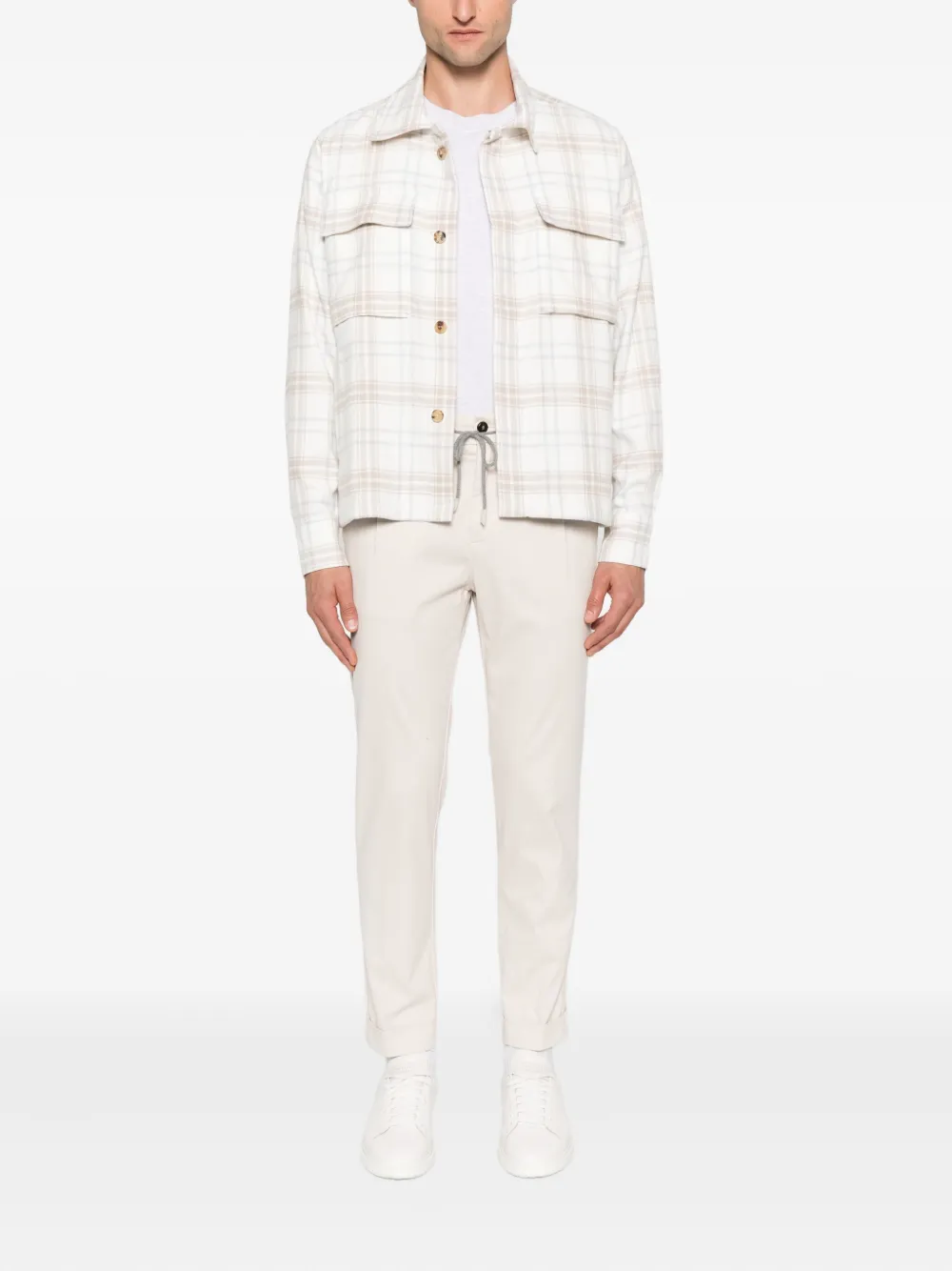 Eleventy camisa con cuadros estampados | Image 2