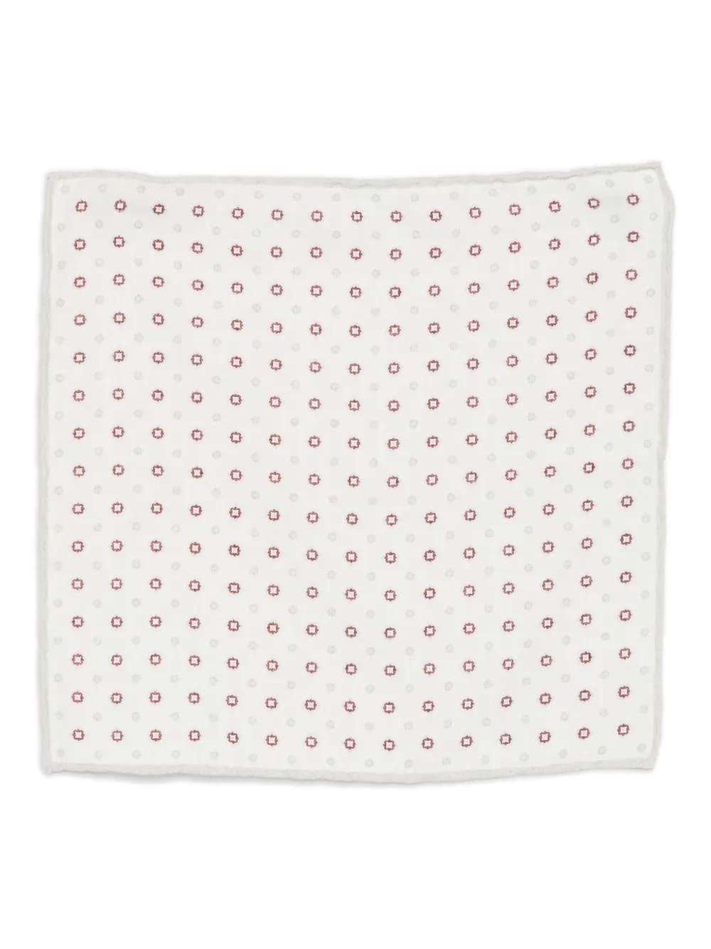 Eleventy printed square pocket | White | Image 1