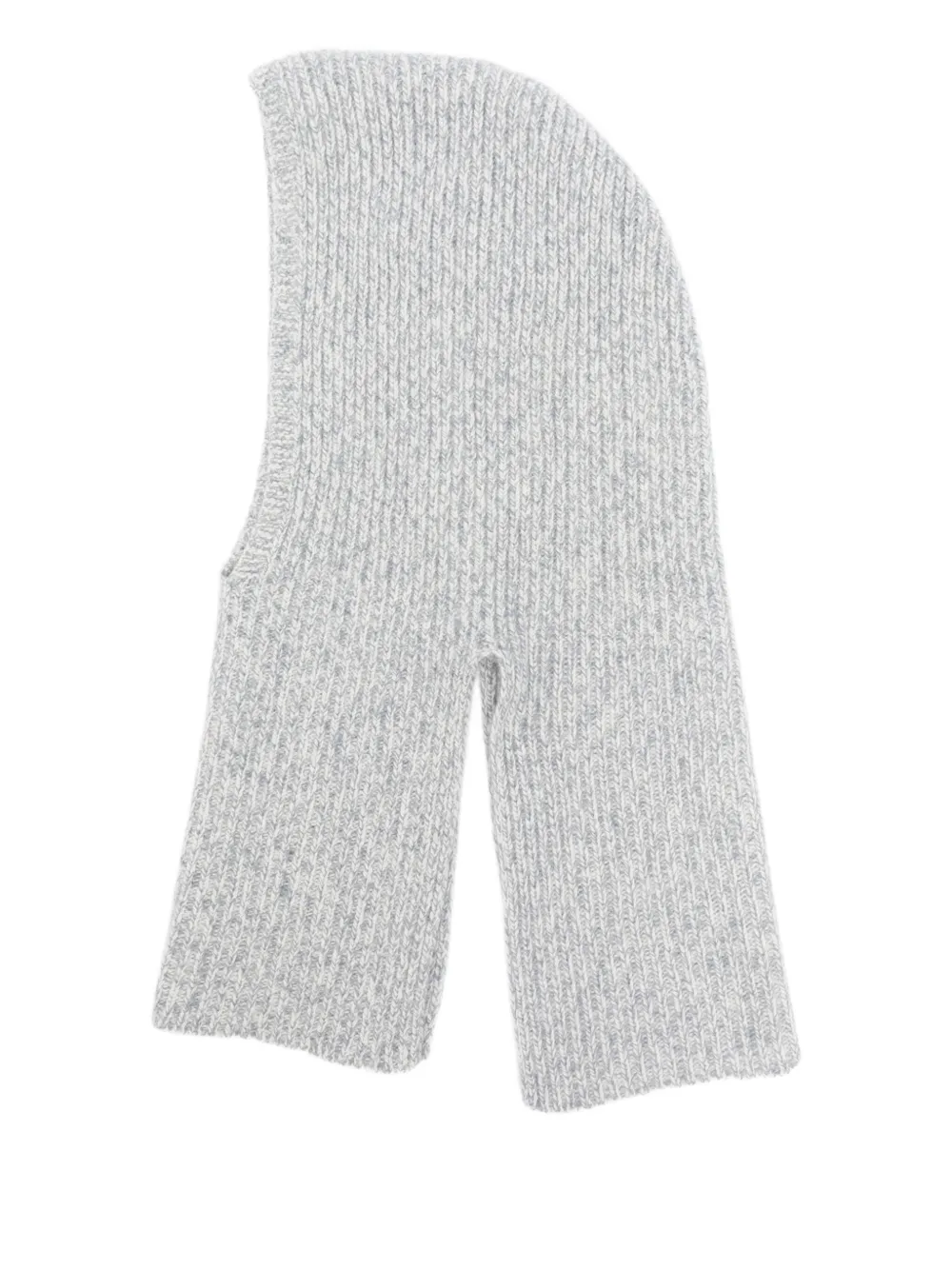 Eleventy ribbed wool balaclava | Grey | Image 1