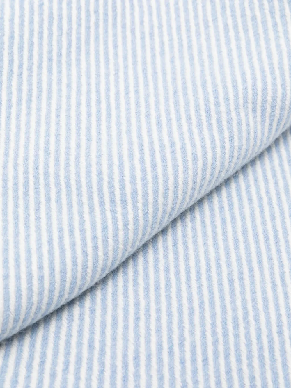 Eleventy Striped Blanket (130cm X 190 Cm) In Blue