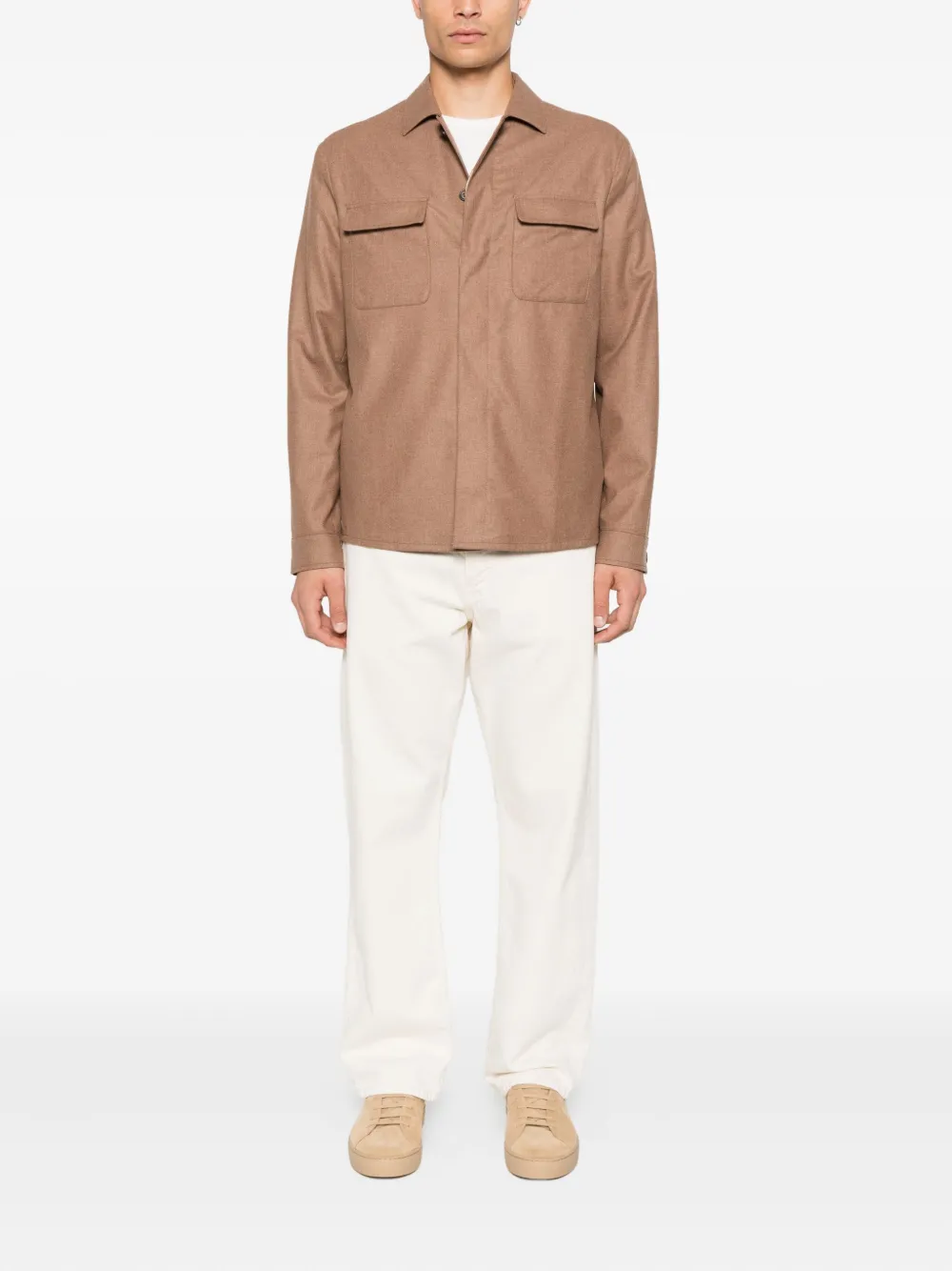 Eleventy chest-pockets overshirt | Shirt Jackets | Image 2
