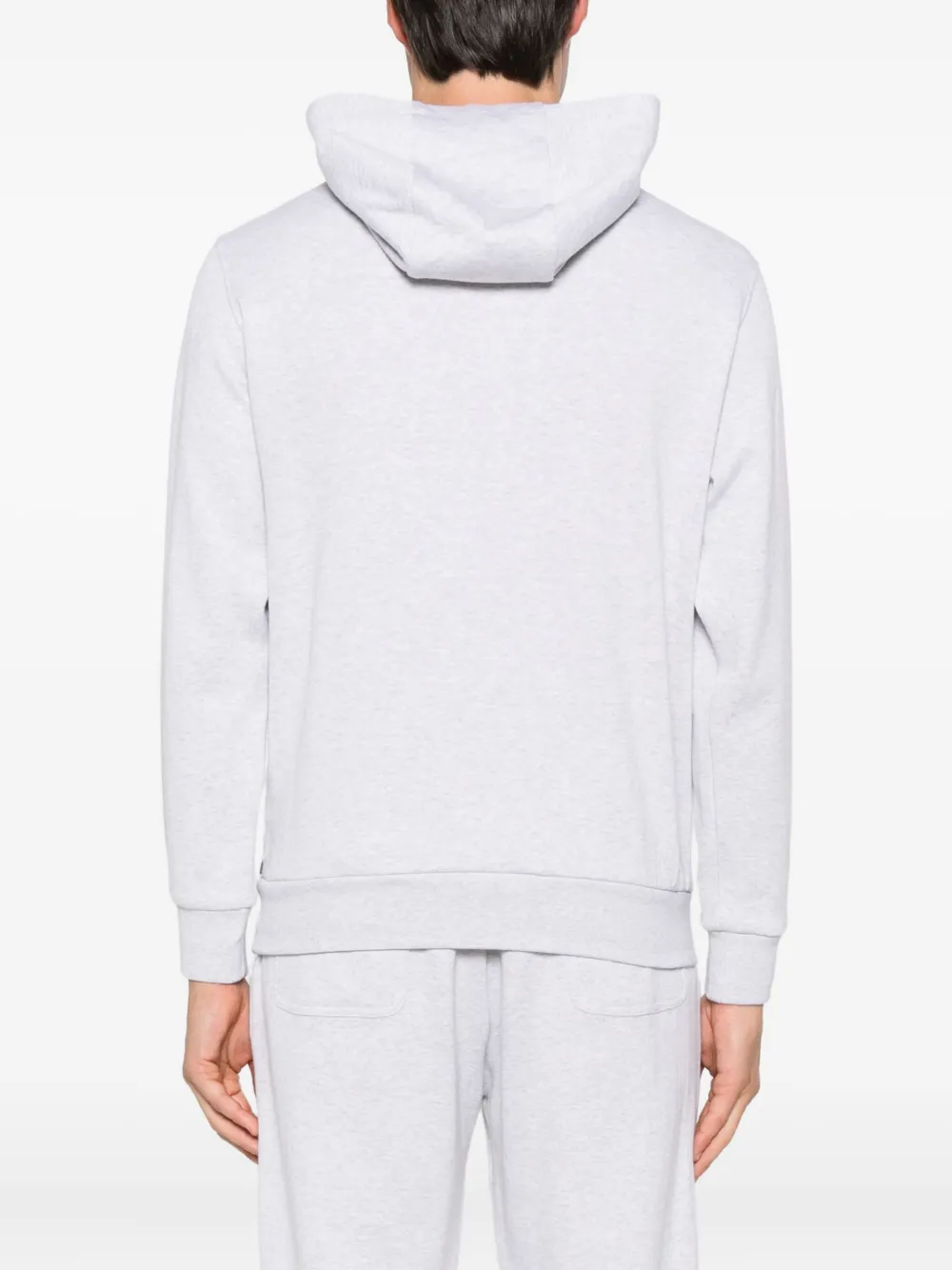 Eleventy Hoodie met slogan-print Grijs