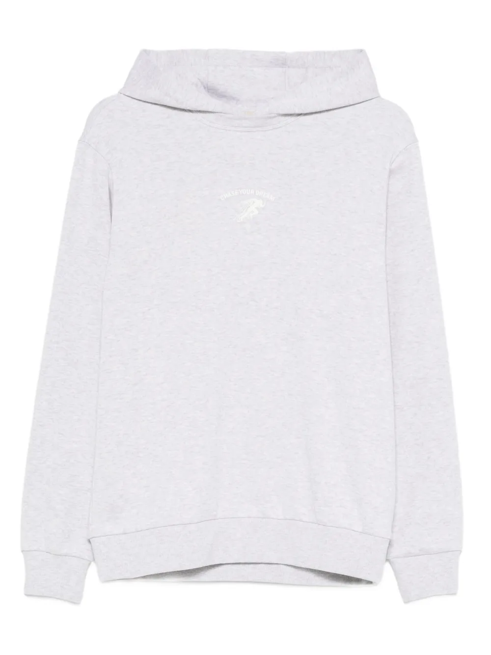 Eleventy Hoodie met slogan-print Grijs