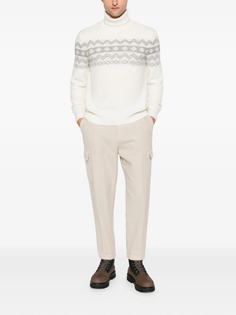 Eleventy cotton cargo pants | Tapered Pants | Image 2