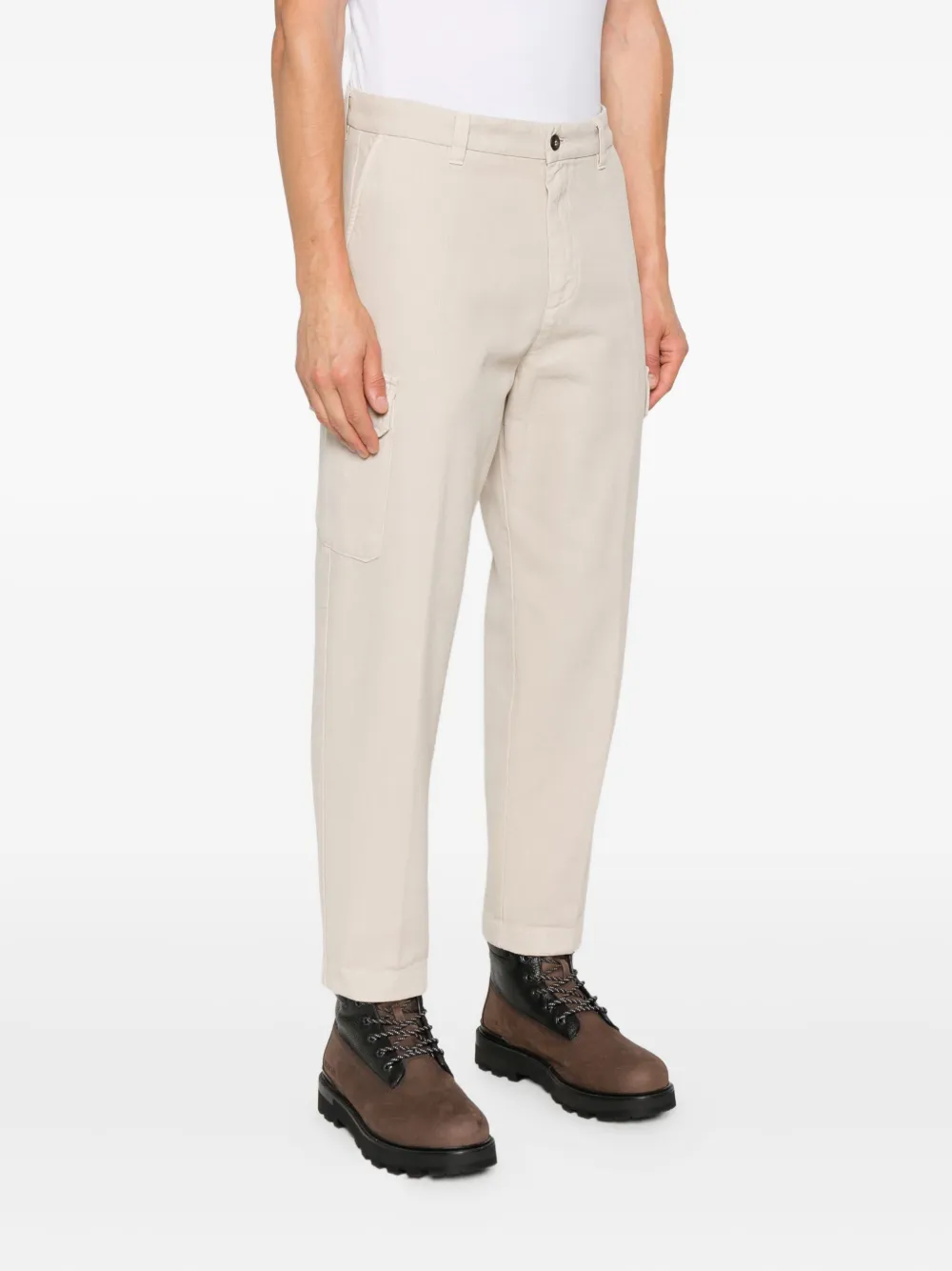  Eleventy Cotton Cargo Pants - Neutrals 