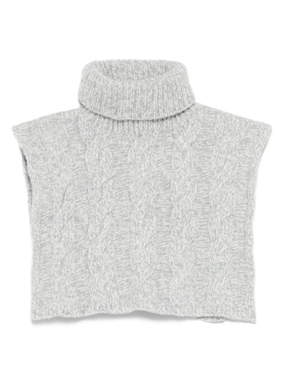 Eleventy cable-knit turtleneck neck warmer | Blue | Image 1