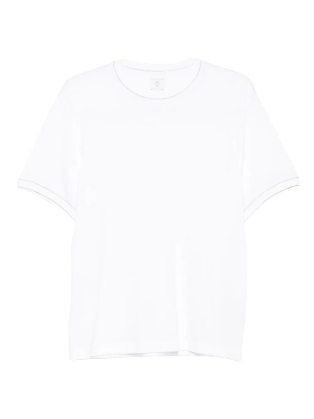 Eleventy Katoenen T-shirt met ronde hals Wit