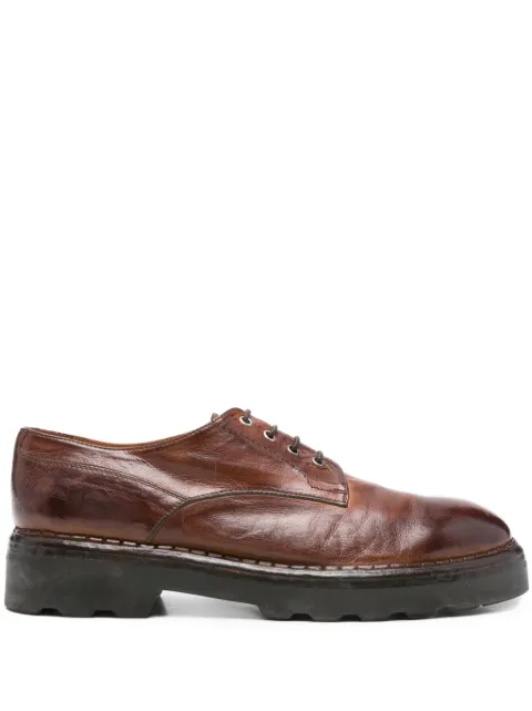 Eleventy lace-up rubber sole derby shoes