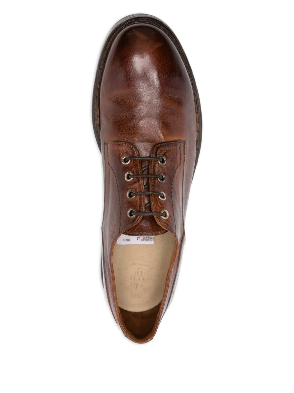 Eleventy Derby veterschoenen met rubberen zool Bruin