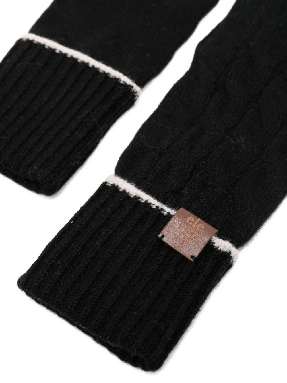 Eleventy cable-knit cashmere gloves | Image 2