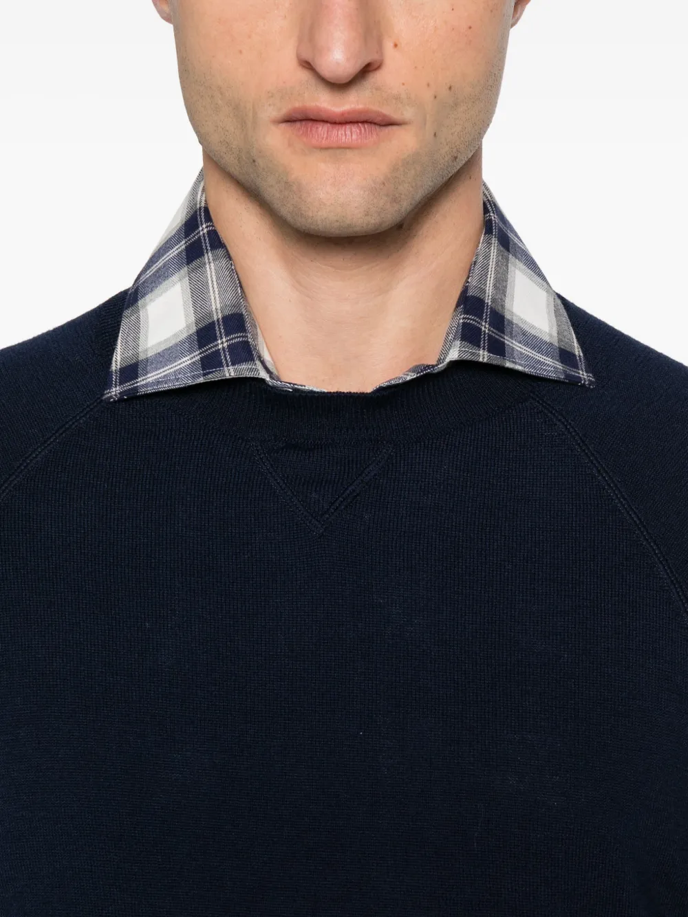 Eleventy Sweater met ronde hals Blauw