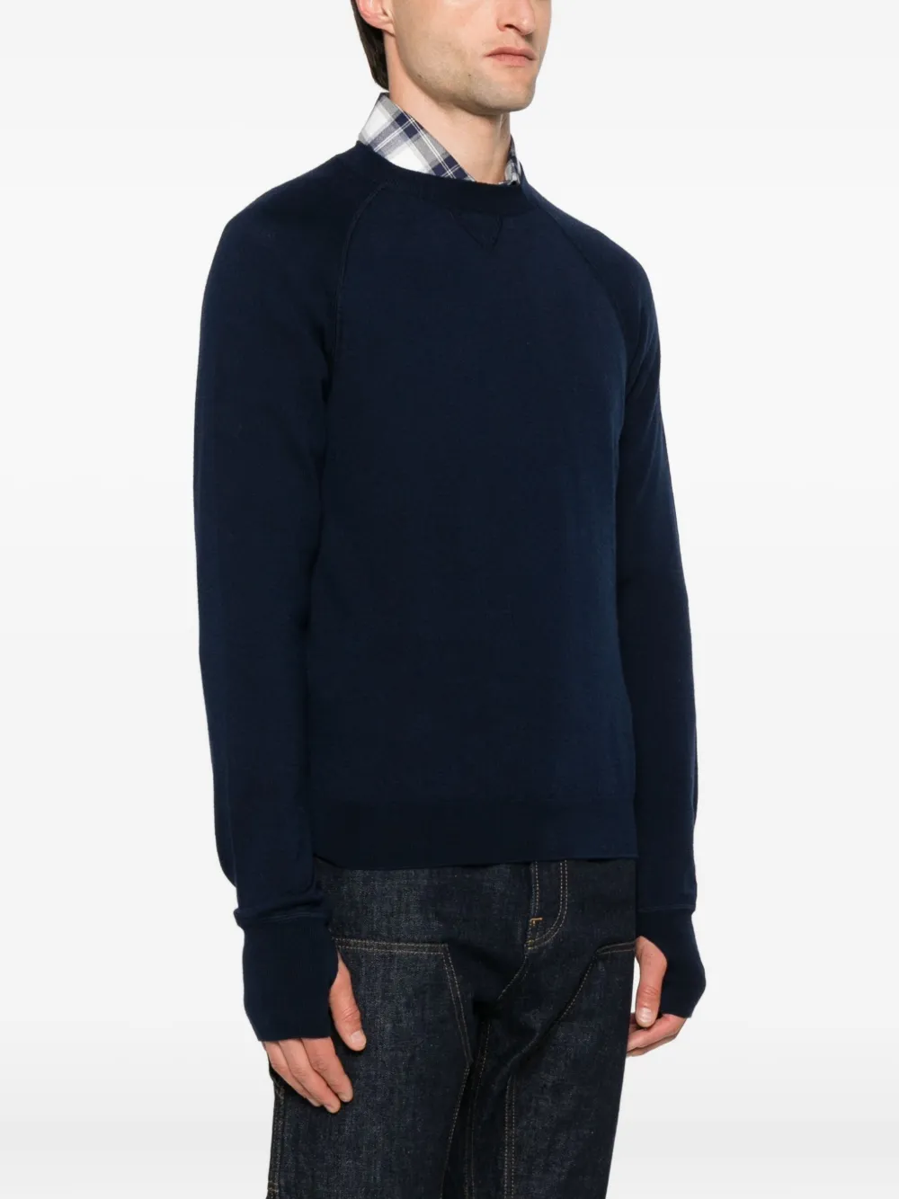 Eleventy Sweater met ronde hals Blauw