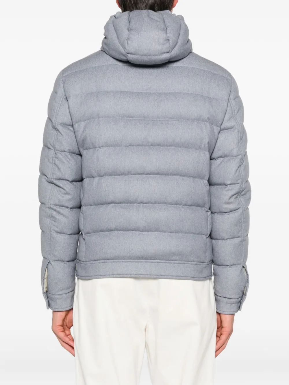 Eleventy Gevoerd jack met capuchon Blauw