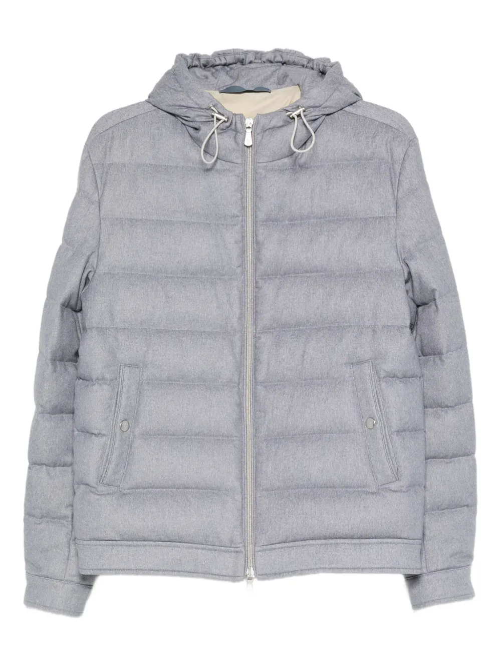 Eleventy hooded quilted jacket | Blue | Image 1