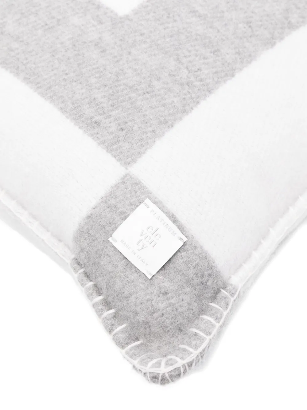 Eleventy Patchwork Pillow (50cm X 50cm) In White