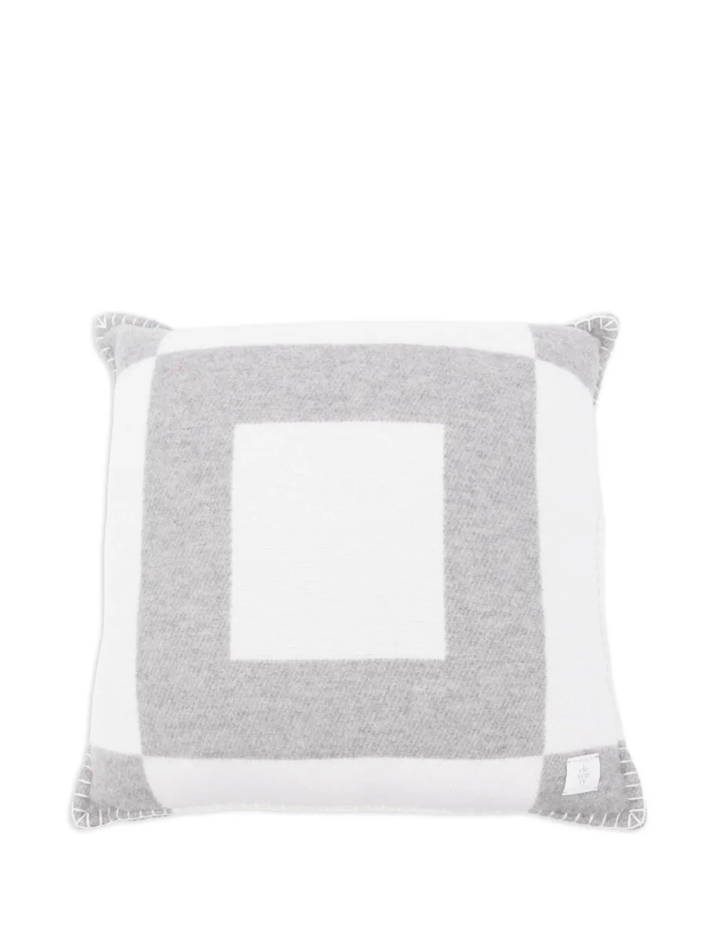 Eleventy Patchwork Pillow (50cm X 50cm) In White