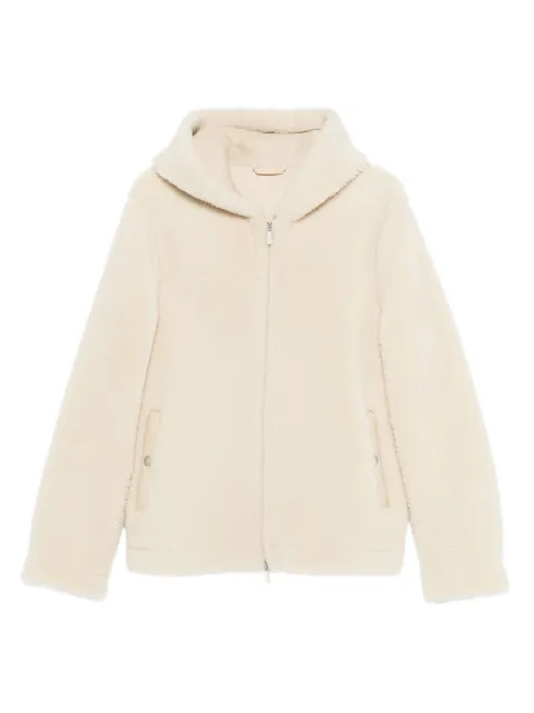 Eleventy hooded shearling jacket
